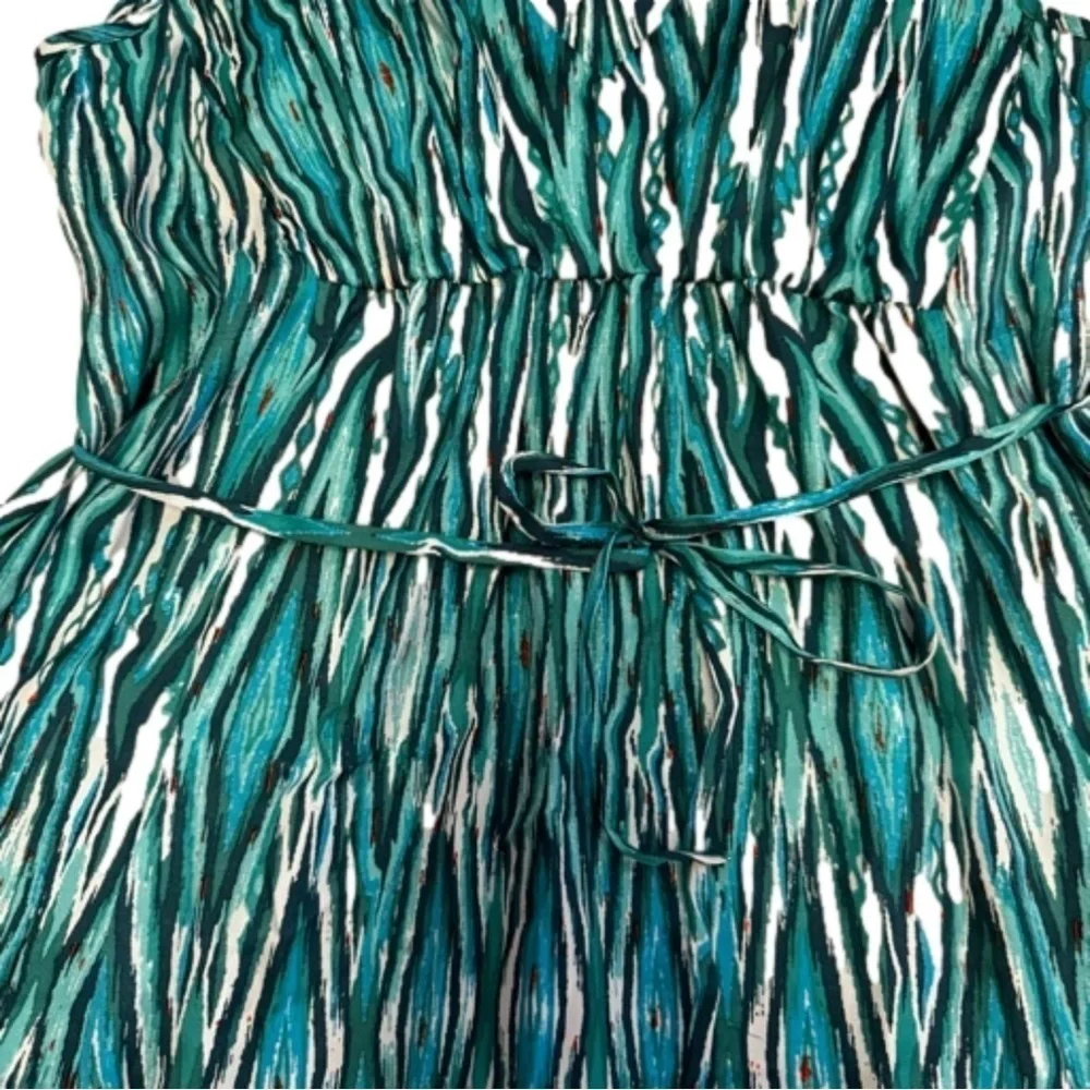 CV by Cynthia Vincent Maxi SunDress
Multi Blue Size XS Tie at back NEW - Picture 6 of 9